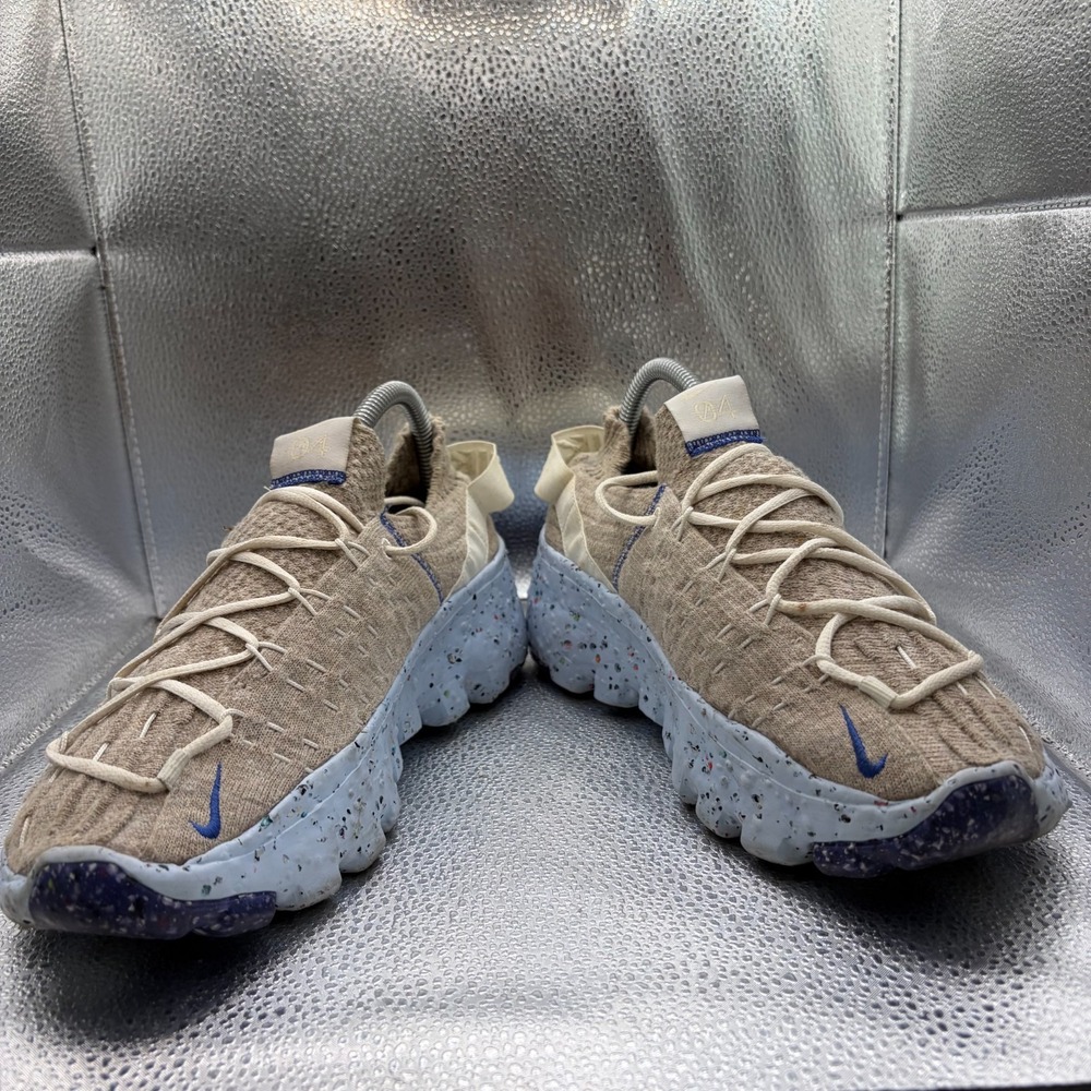 Size 8 Nike Space Hippie 04 Sail Astronomy Blue Womens Athletic Shoes CD3476-101 - Picture 4 of 12
